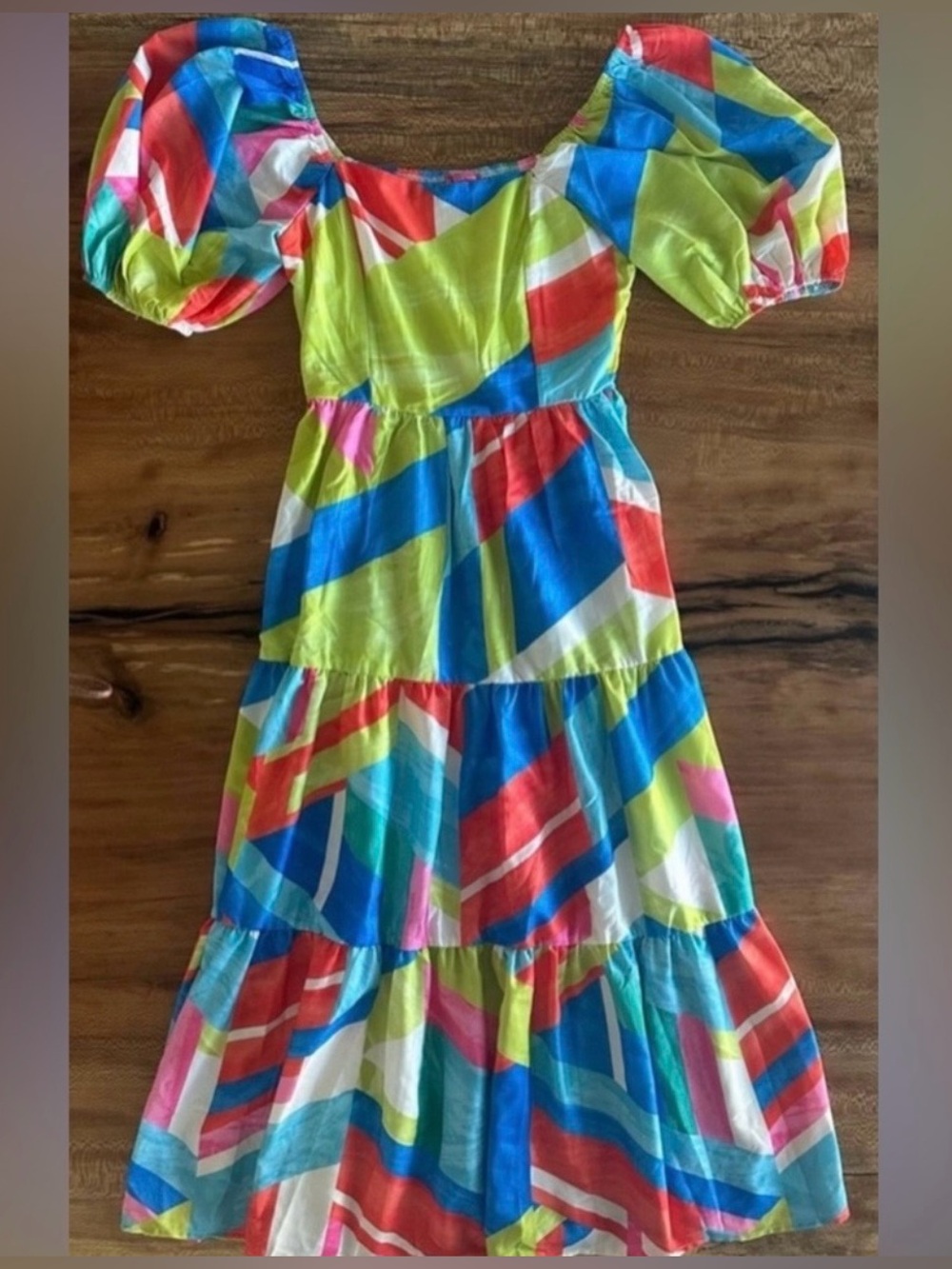 Flying Tomato Precious Moments/Full of Grace Dress with Puff Sleeves |Size S - Picture 4 of 15